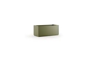 Stefanplast Balkonkasten Ethica 80 cm grün - Rechteckiger Blumenkasten für Balkone und Terrassen, aus robustem, witterungsbeständigem Material mit optimaler Drainage. Ideal, um jedem Außenbereich Farbe und Leben zu verleihen! Perfekt für Pflanzenliebhaber und Gartenfreunde.