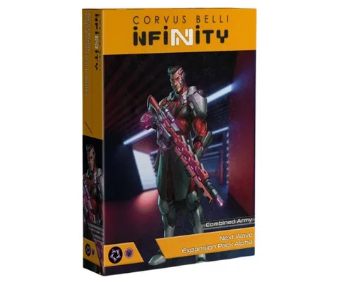 Corvus Belli Infinity Next Wave Expansion Pack Alpha - Erweitere deine Next Wave-Armee mit 3 detailreichen Miniaturen, darunter Teucer und Patroclus. Ideal für strategische Spiele und spannende Schlachten!