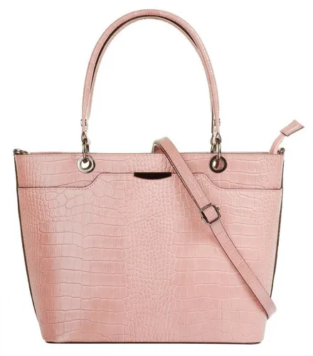 Cluty Henkeltasche, echt Leder, Made in Italy