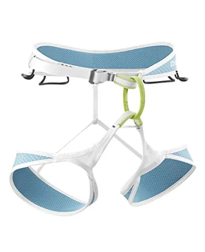 Edelrid Prisma Klettergurt - Türkis, Größe L - Kletterausrüstung mit komfortabler Polsterung und verstellbaren Beinschlaufen für optimale Anpassung und Sicherheit beim Klettern.