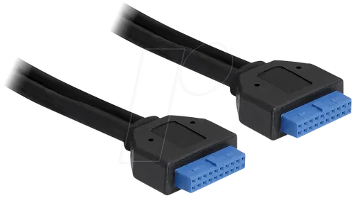 DELOCK 83124 - USB 5 Gb/s Kabel, Pfostenbuchse auf Pfostenbuchse 0,45 m