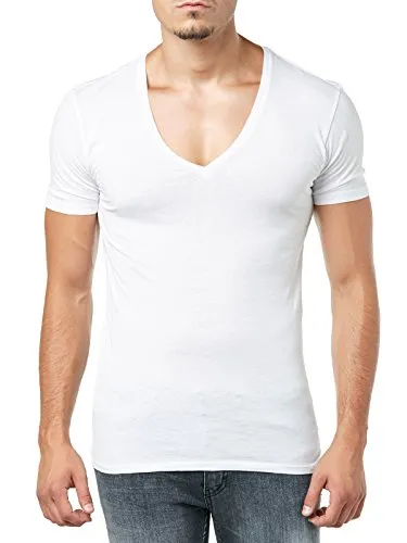 Drykorn Herren T-Shirt Quentin 49371 888 H-Jersey, Weiß (Weiß 60), Medium (Herstellergröße: M)