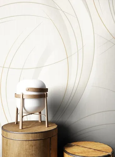 Newroom Tapete Weiß Vliestapete - Glamour Silber Grau Muster - Moderne Vliestapete mit leicht glänzendem Design, ideal für kreative Raumgestaltungen. Hochwertig, lichtbeständig und inkl. Tapezier-Ratgeber für ein perfektes Ergebnis!