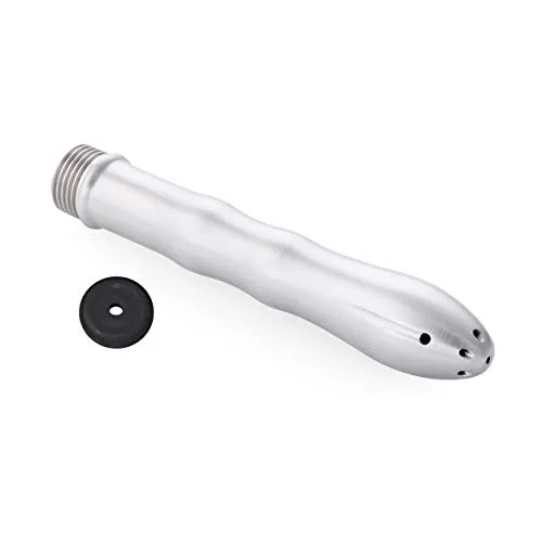 Promed Duschaufsatz Analdusche für Frauen & Männer, Edelstahl Vaginal Dusche & Intim Dusche, Klistier Enema mit 10 Düsen, Klistiergerät für Intimreinigung oder Darmreinigung autoklavierbar