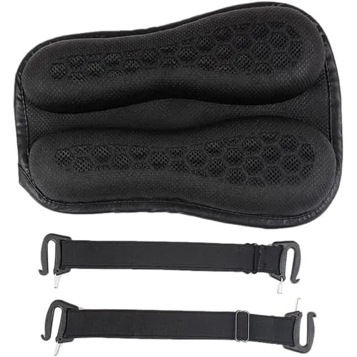 courti Motorradsitzkissen Polsterung für Beifahrersitz zum Fahren - Beifahrersitzkissen aus Gel für Motorräder, Luftkonvektion und Kühltechnik