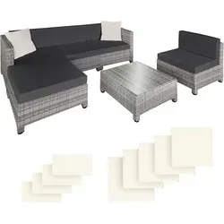 tectake® Rattan Lounge für 4-5 Personen