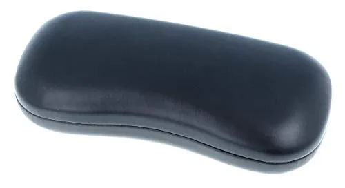 Unbekannt Brillenetui CHELTENHAM mit Metallscharnier im Lederlook schwarz