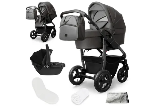 Kinderwagen Grau von Bergsteiger