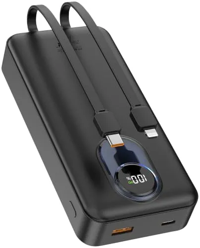 revolt Externe Akku Powerbank 20.000 mAh mit Schnellladung