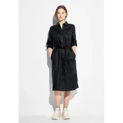 CECIL Blusenkleid in Unifarbe schwarz L (42) von CECIL