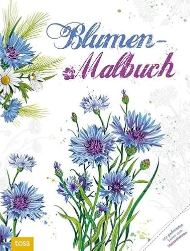 Blumen-Malbuch - Kreatives Malbuch für Blumenliebhaber, ideal für Entspannung und künstlerische Entfaltung in der Kategorie Film, Kunst & Kultur.