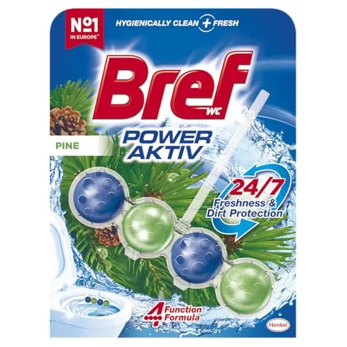 Bref Power Active Pine Original WC-Reiniger, 50 g, 5er-Pack