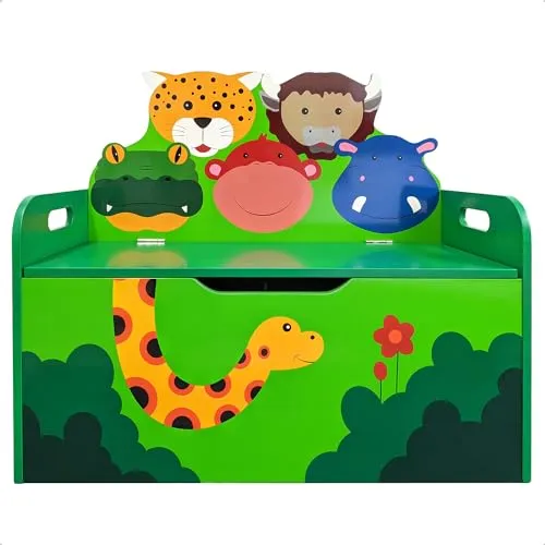 WIESEN.design Kindersitzbank Dschungel mit Softstop