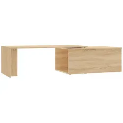 furnicato Couchtisch Sonoma-Eiche 150x50x35 cm - Eleganter Couchtisch aus robustem Holzwerkstoff, einfach zu reinigen und ideal für stilvolle Wohnzimmer. Perfekte Größe für Getränke und Zeitschriften.
