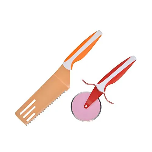 Haushalt International 2tlg. Pizzaset Pizzamesser + Pizzaheber