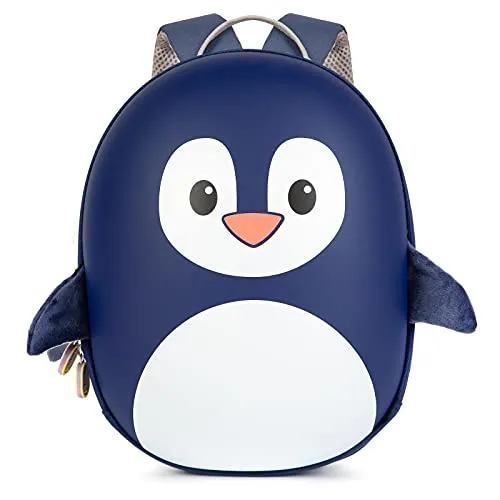 boppi Tiny Trekker Kinderrucksack für Reisen (4 Liter) - Pinguin Blau