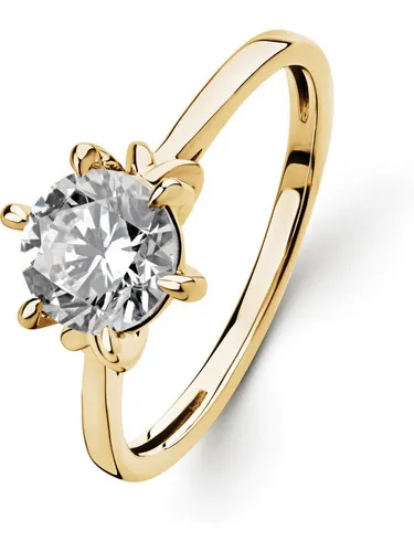 CHRIST Diamantring CHRIST Damen-Damenring 585er Gelbgold 1 Diamant