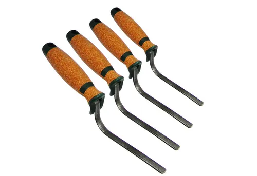 ConToo Fugenspachtel Hamburger Fugenkelle CT04 - Profi Spachtel für präzises Verfugen von Mauerwerks- und Fassadenelementen, ergonomischer Korkgriff für komfortables Arbeiten und hohe Kontrolle.