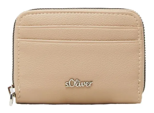 s.Oliver Geldbörse Wallet - Elegante Geldbörse mit 4 Kreditkartenfächern und praktischem Zipper, ideal für stilvolle Aufbewahrung von Geld und Karten.