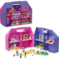 LEGO Friends Puppenhauskoffer 42697 - Entdecke den kreativen 3-in-1 Puppenhauskoffer von LEGO Friends! Ideal für Kinder ab 6 Jahren, fördert das fantasievolle Spielen und die Kreativität. Kompakt und perfekt für unterwegs.