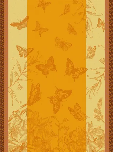Geschirrtücher Orange von Le Jacquard Français