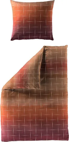BIERBAUM Bettwäsche 4062, Mako-Satin, 2 teilig, Mako-Satin, 100 % Baumwolle, pflegeleicht