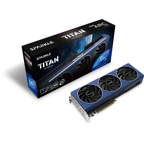 SPARKLE Intel Arc A750 Titan OC 8GB GDDR6 Grafikkarte von Sparkle