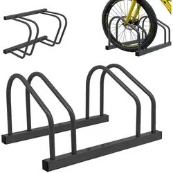 Relaxdays Fahrradständer für Boden und Wandmontage Anthrazit