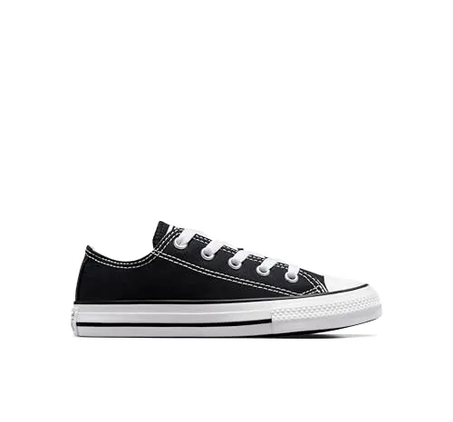 Converse Chuck Taylor All Star Ox Sneaker für Kinder schwarz 33 EU - Sneaker für Kinder in Größe 33, stylischer Retro-Look, bequemes Textil-Obermaterial und runde Schuhspitze für optimalen Tragekomfort.