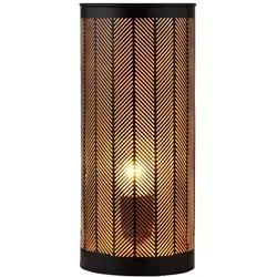 Marrakesch Nachttischlampe klein Schwarz in gold von Marrakesch Orient & Mediterran Interior