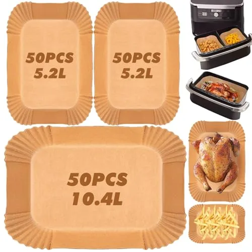 Stück Airfryer Backpapier für Heißluftfritteusen – 100 Stück