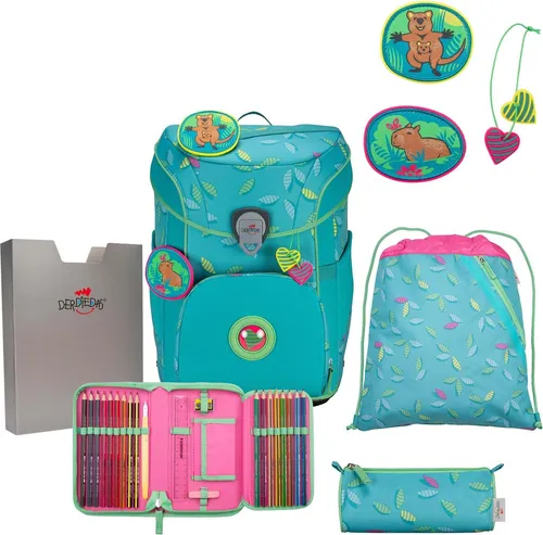 DerDieDas Schulranzen Set ErgoFlex Easy Superflash Set Paradise