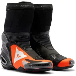 Dainese Axial 2 Motorradstiefel Herren schwarz/rot-fluo 41 - Motorradstiefel mit Axial Distortion Control System für höchsten Schutz und Komfort. Ideal für Rennsport-Enthusiasten, die Leistung und Sicherheit vereinen möchten.