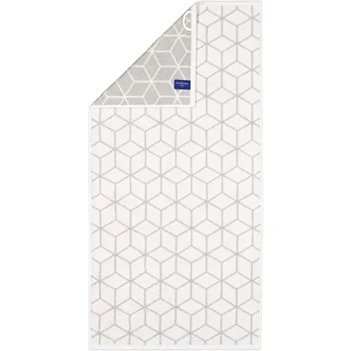 Villeroy & Boch Handtücher Coordinates Carré 2557 Brilliant White - 76 - Handtücher in hochwertiger Frottier-Qualität, pflegeleicht und trocknergeeignet. Perfekte Farbkombinationen für stilvolles Badezimmer-Design, Made in Germany.