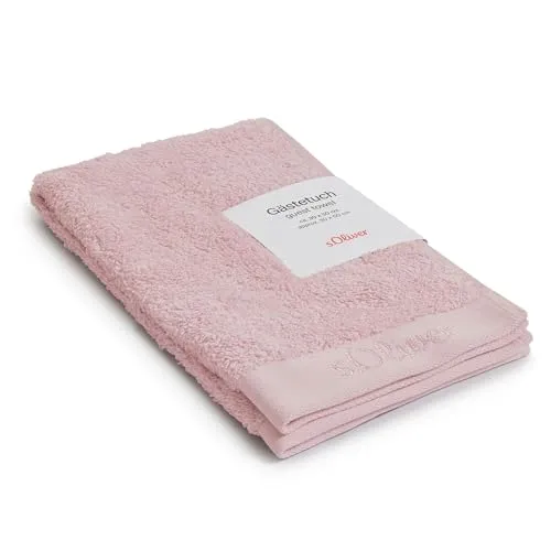 s.Oliver Gästehandtuch 30x50 cm in pink von s.Oliver