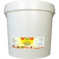 cdVet Naturprodukte Singulares Eierschalenmehl 10 kg - Natürliche Calciumquelle für Hunde und Katzen, ideal bei Rohfütterung und knochenfreier Ernährung