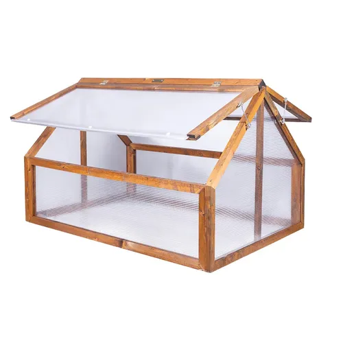 QLS Mini-Gewächshaus Timber 120x80 für Balkon und Garten - Das QLS Mini-Gewächshaus Timber 120x80 ist ideal für den Balkon oder Garten. Hergestellt aus imprägniertem Fichtenholz und doppelwandigem Polycarbonat, bietet es optimalen Schutz und fördert das Wachstum von Kräutern und Gemüse.