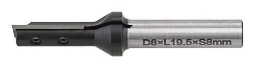 Wendeplat.-Nutfräser 8x19,5x63 mm FORTIS