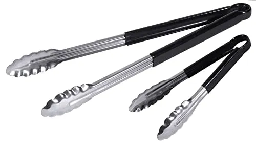 Contacto Edelstahl Universalzange 24 cm mit schwarzem Kunststoffgriff