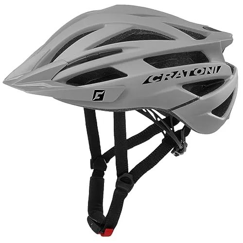Cratoni Unisex – Erwachsene Agravic Helm, Grau Matt, XL - Radsport & Mountainbiking – Optimal anpassbar mit 20 Ventilationsöffnungen und 3-facher Höhenverstellung für höchsten Tragekomfort und Sicherheit.