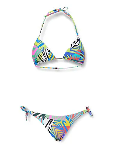 ARENA Damen Bikini Damen Triangel Bikini Allover, Ash Grey Multi, 36, 003049