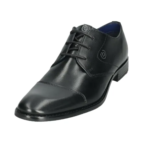 Bugatti Herren Schnürstiefel - Elegante Chukka Boots für Winter - Herren-Stiefel aus hochwertigem Leder, ideal für Büro und Freizeit. Mit warmem Kaltfutter für besten Komfort in der kalten Jahreszeit.