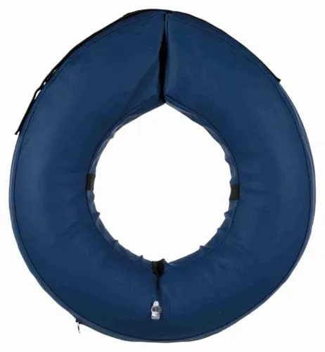 Trixie Aufblasbarer Schutzkragen M 40-45 cm Blau