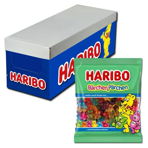 Haribo Bärchen-Pärchen, Fruchtgummi, 19 Beutel je 160g 7,81€/1kg
