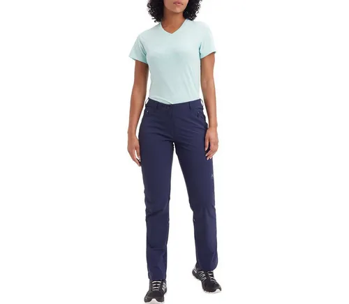 McKINLEY Funktionshose Damen Madok II W SHT Navy Dark 21 - Bequeme und strapazierfähige Funktionshose für aktive Frauen, ideal für Outdoor-Aktivitäten und vielseitig einsetzbar.
