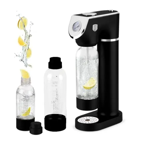 BERLINGER HAUS Sodabar + 2 Flaschen Matte Black Collection in schwarz von Berlinger Haus