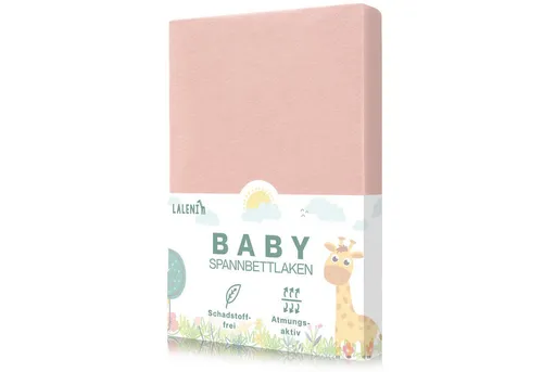 Laleni Spannbettlaken Premium für Beistellbett - Atmungsaktives Spannbetttuch, Gummizug: rundum, (3 Stück), 100% Baumwolle (150 g/m)