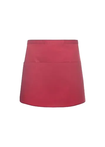 Karlowsky BVS 3 PURE Vorbinder BASIC mit Tasche, 65% Polyester/35% Baumwolle, Rot, Einheitsgröße