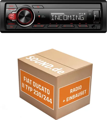 Pioneer MVH330DAB Autoradio Einbaupaket für Fiat Ducato II Typ 230/244