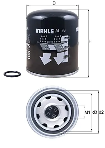 Mahle Lufttrocknerpatrone, Druckluftanlage AL 26
